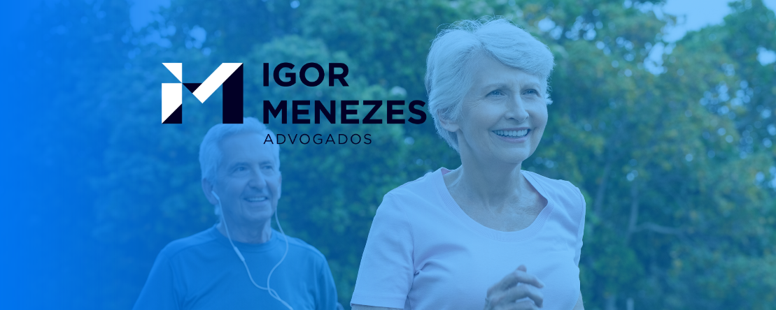 Casal de idosos praticando exercício ao ar livre — isenção de IR por doença grave mesmo após a cura